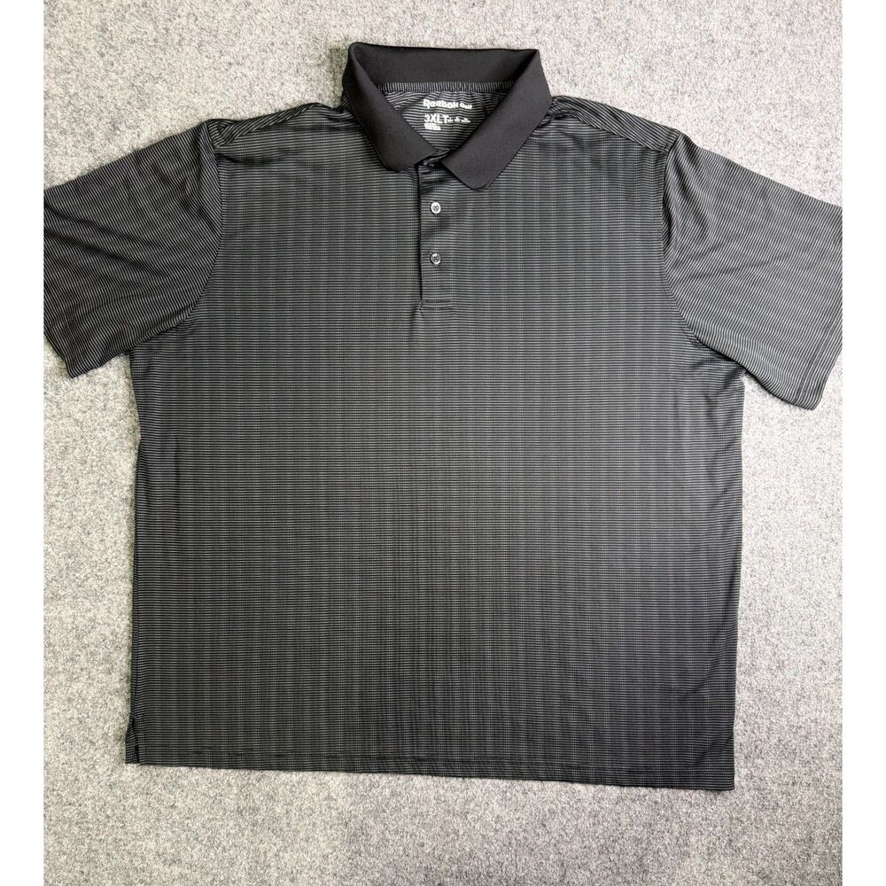 Reebok Golf Men's Size 3XLT. Black. Short Sleeve